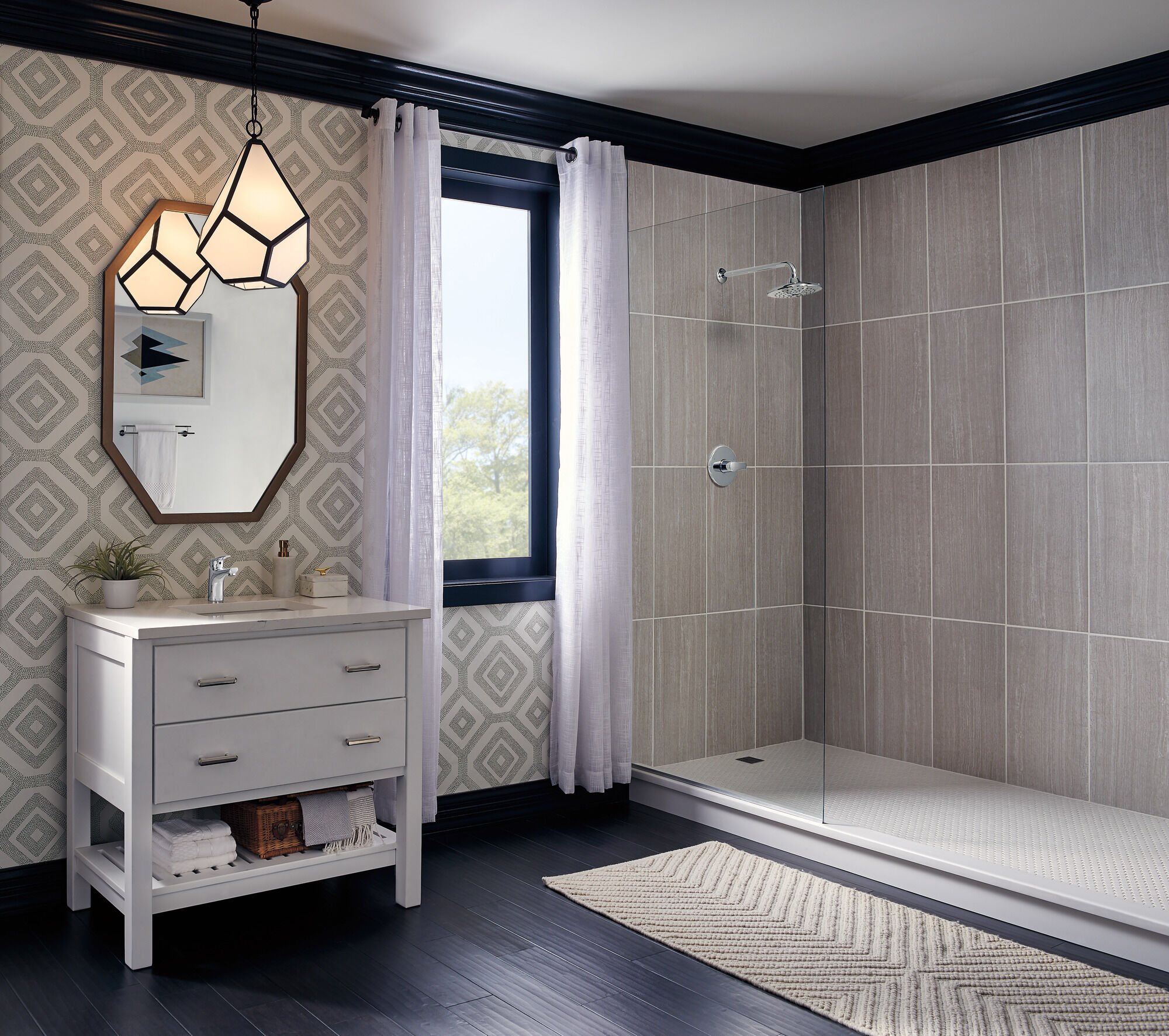 75925 24-дюймовый двойной полотенцесушитель Delta Faucet Trinsic Хром  - Вид №3