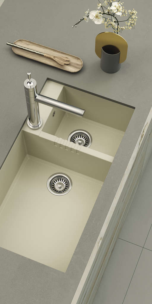 Кухонная мойка Tedori 85-2-U CH OMOIKIRI 4993945 - Вид №1