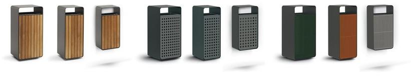 Metalco Урна стальная с пепельницей sun-id-1441697 - Вид №1