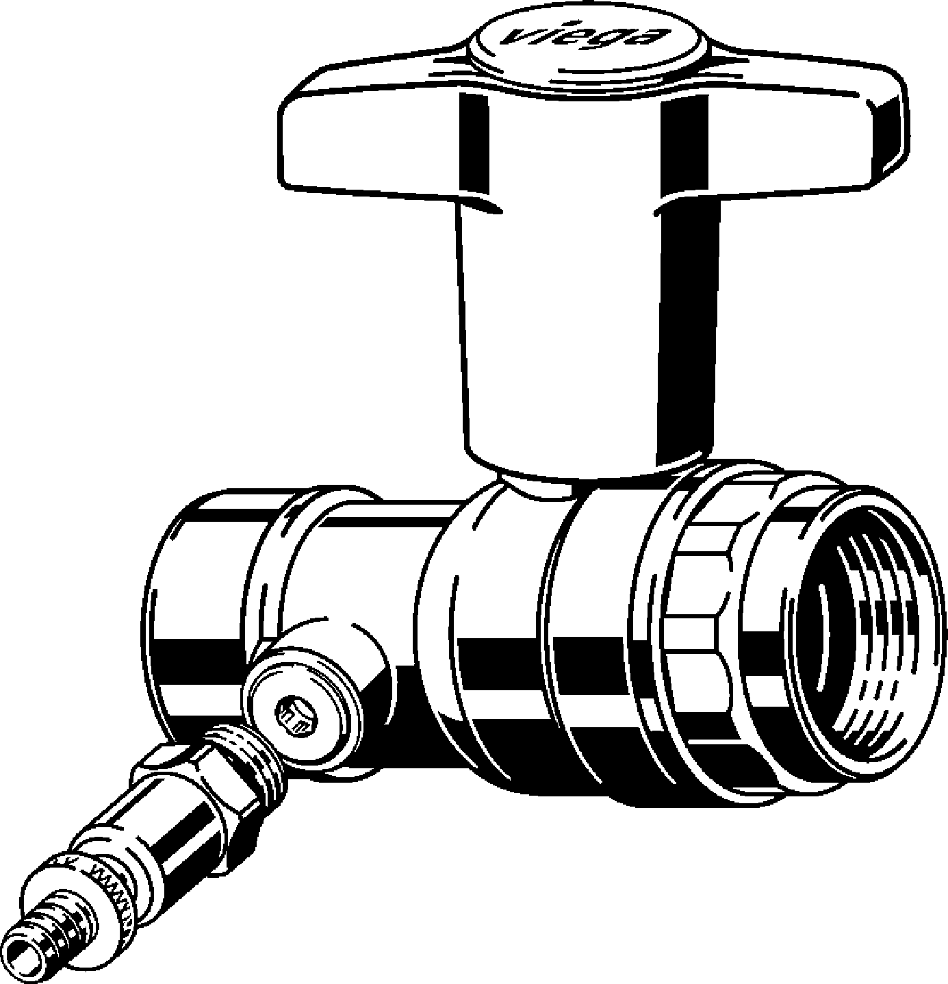 Viega Шаровой кран Easytop 2275.5 (746902) 746 902 - Вид №1