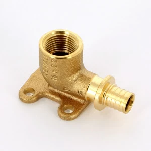 Водорозетка надвижная В латунная REHAU 16 x 1/2" бронза, квадратный фланец, RAUTITAN RX