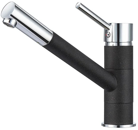 0010, ЧЁРНЫЙ, СМЕСИТЕЛЬ КУХОННЫЙ