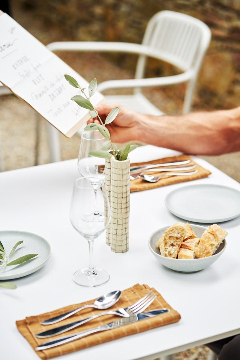 Tolix Квадратный садовый стол из нержавеющей стали Patio 07175 - Вид №5