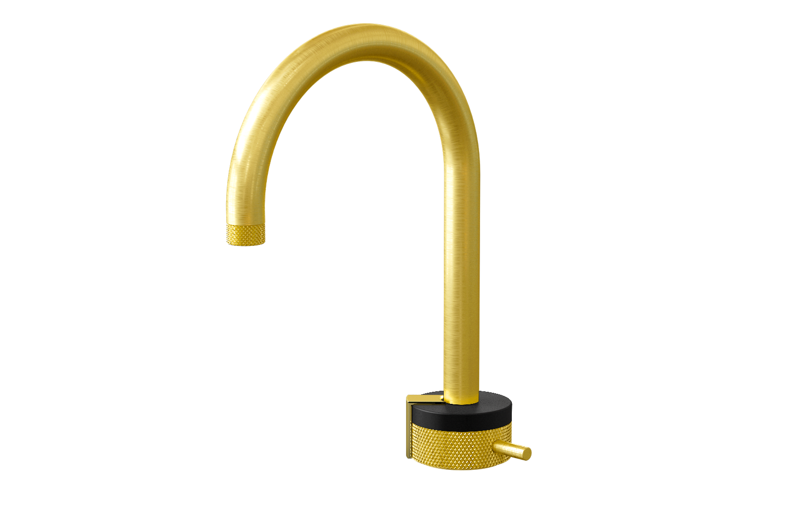 E-11502-R1MBK-L2PB-BB Однорычажный прогрессивный смеситель для раковины - излив 16см GRAFF MOD+