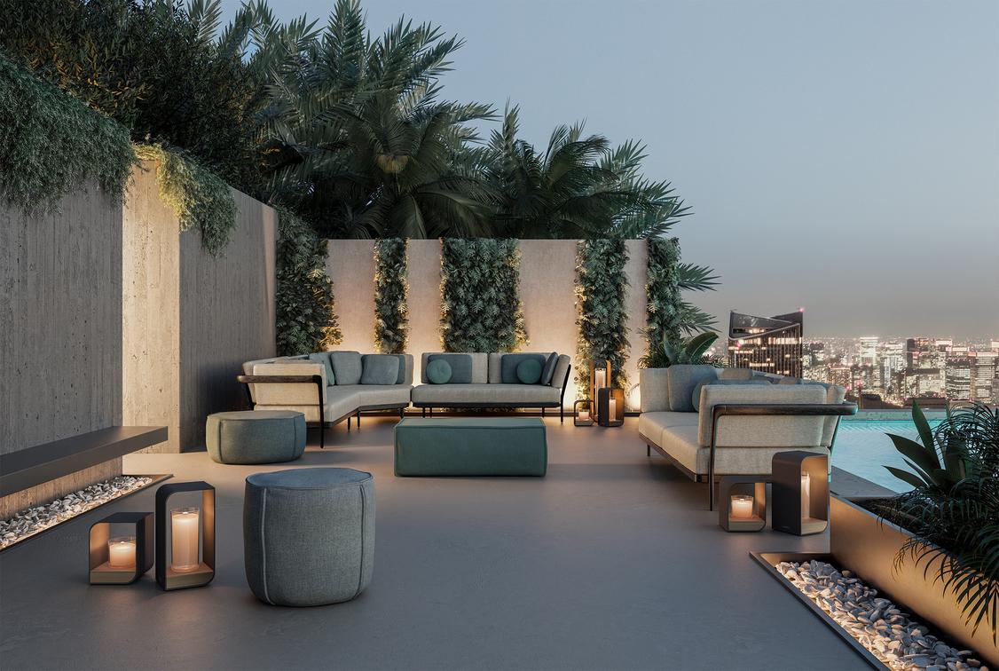 Concept 9 teak nero черный Manutti Flex MNST546 - Вид №13