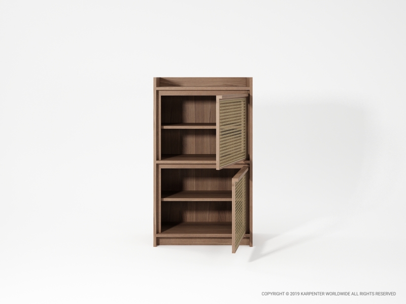 593_1249 Буфет вертикальный с 2 ​​дверцами Karpenter ROOTS - Вид №3