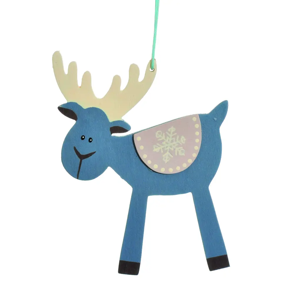 Ёлочное украшение «Олень с коричневой попоной» Santreyd STLM-2176453