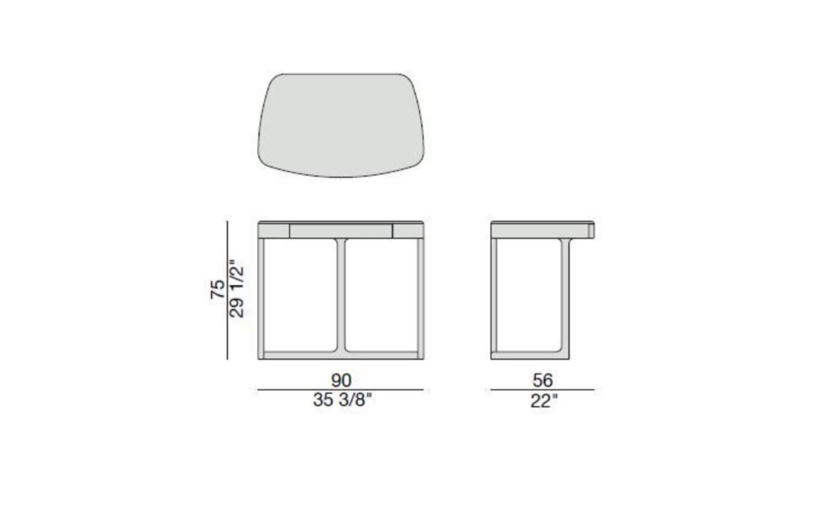 Туалетный столик из ясеня Porada Soul ARCH-00068792 - Вид №2