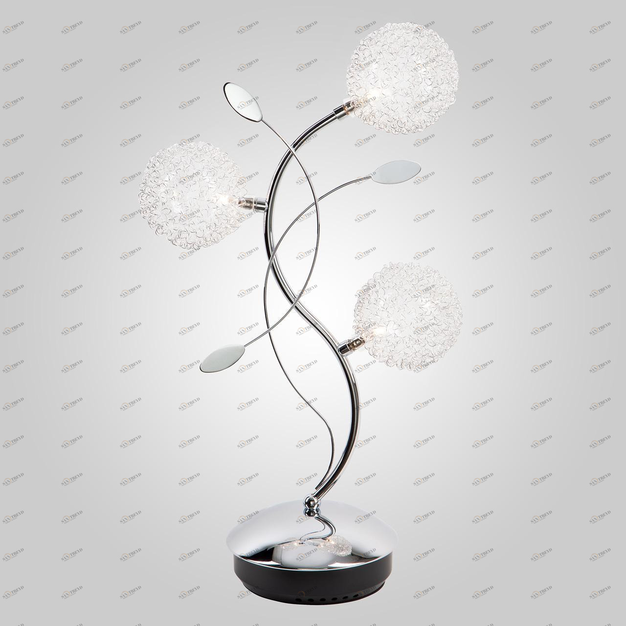 Настольная лампа Eurosvet 4800/3 хром EUROSVET ИНТЕРЬЕРНЫЕ 191109 Белый;хром 