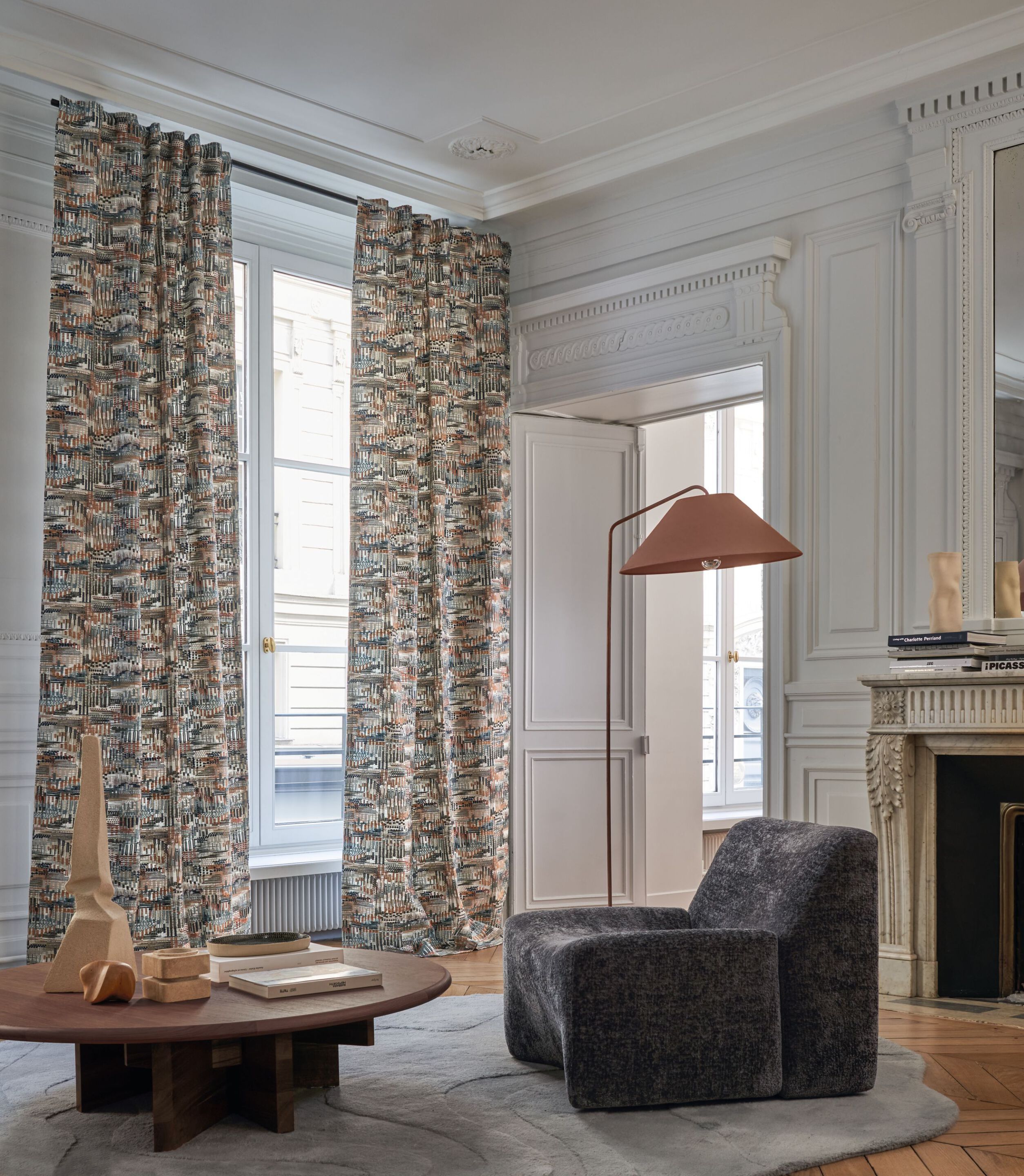 Моющаяся бархатная ткань Casamance Variance ARCH-00052645 - Вид №4