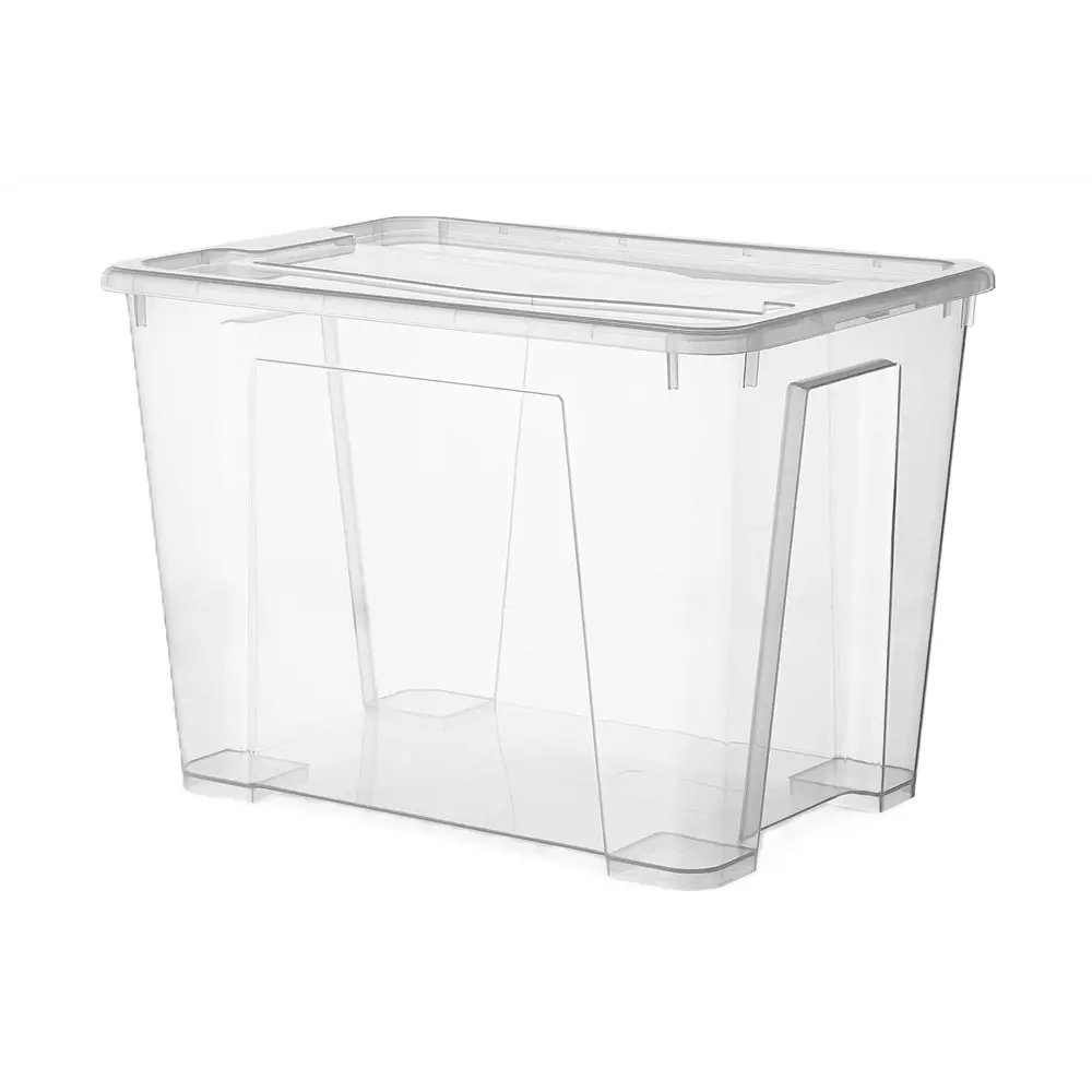 Контейнер с крышкой 39x28x28 см 22 л полипропилен цвет прозрачный Santreyd Серия отсутствует STLM-2171769 - Вид №1