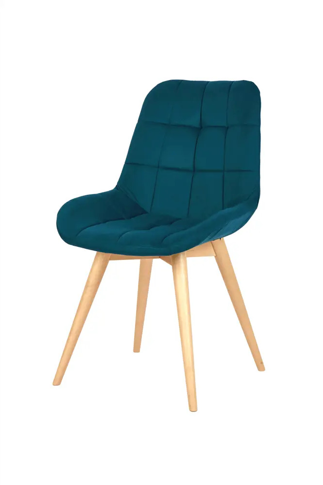 91729681 Комплект обеденных стульев 2 шт Polini Home verona sd 53х89х58 см велюр цвет темно-зеленый STLM-0867246