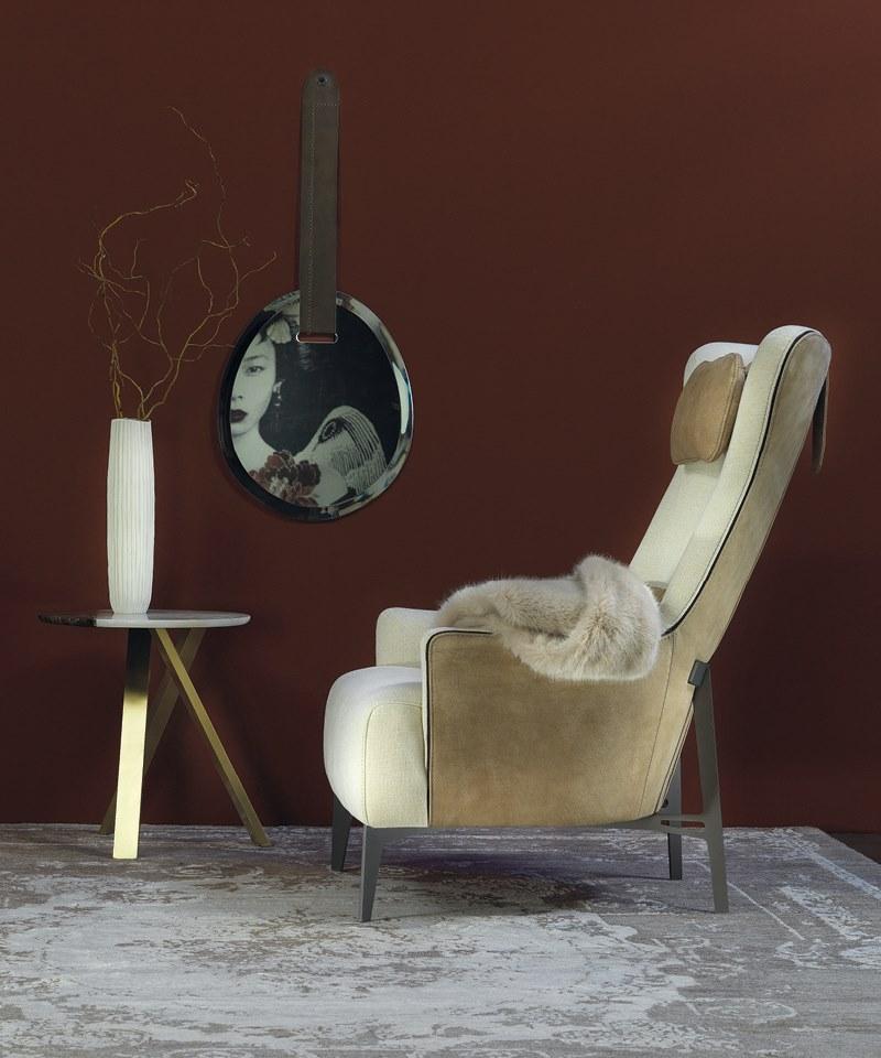 Borzalino Кресло Bergere из ткани sun-id-1447958 - Вид №3