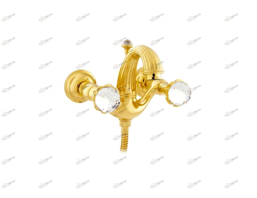 033218.000.50 Душевой набор для ванны с кристаллами сваровски Яркий хром Mestre Artica