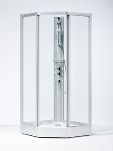 637080 IFO Душевая кабина пятиугольная сплошная SKP NK, Front SKP VK 900 x 900