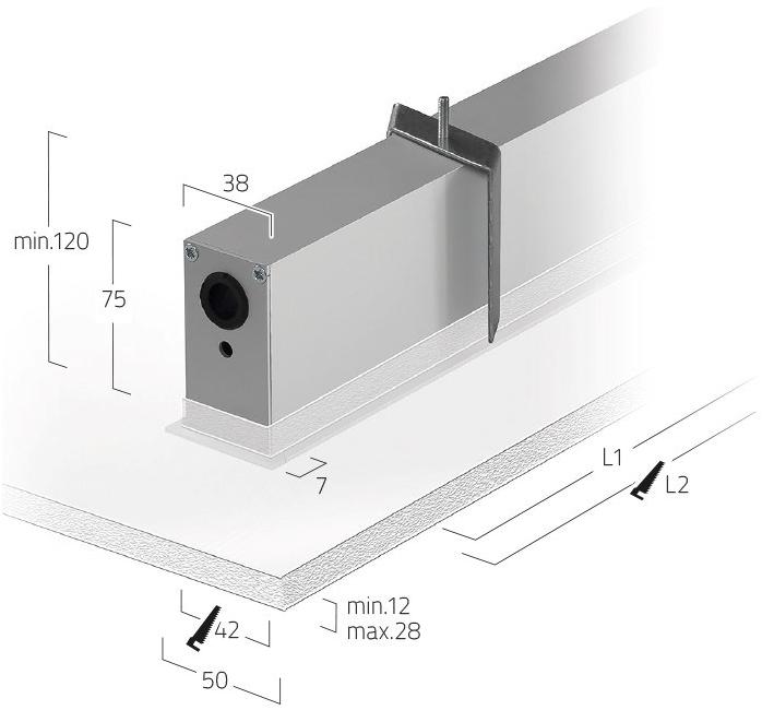 Lightnet Встраиваемый модульный светодиодный потолочный светильник Matric sun-id-1442257 - Вид №2