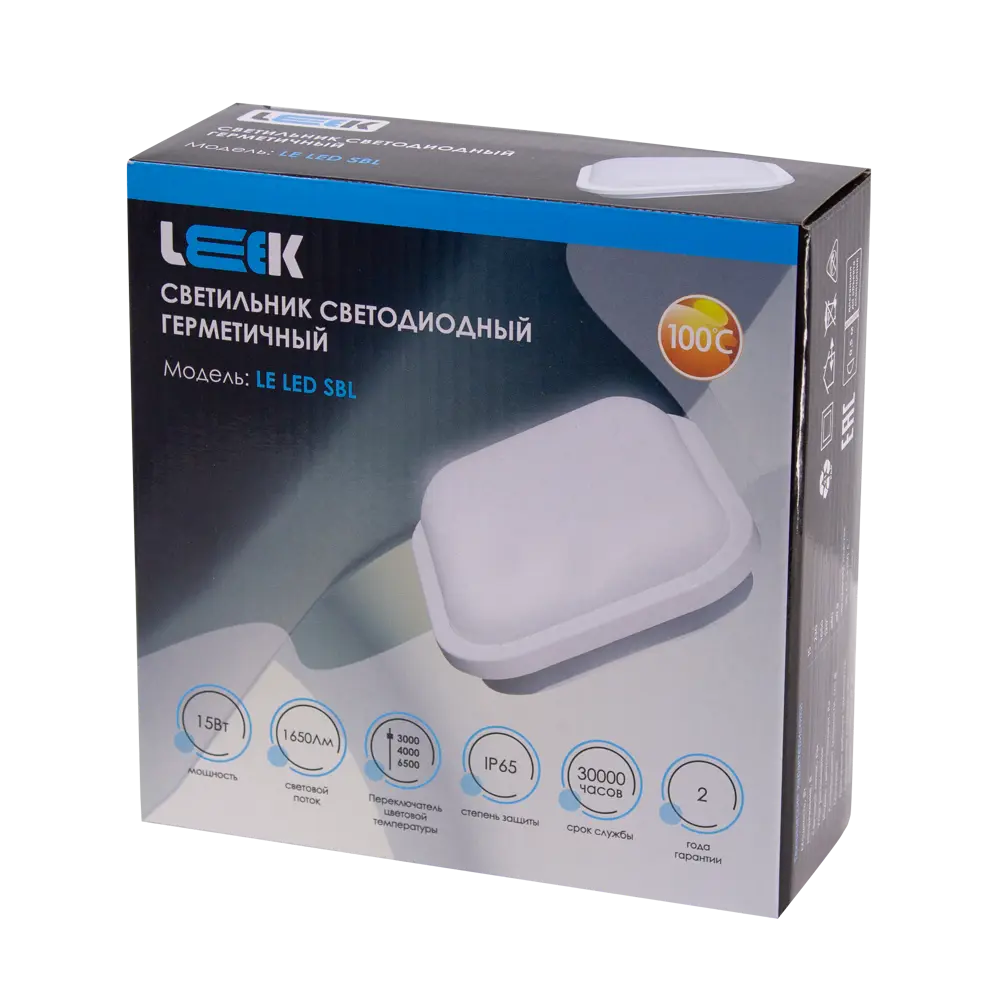 Светильник настенно-потолочный Santreyd SBL WH 15Вт квадрат белый 89361526 STLM-0984150 - Вид №6