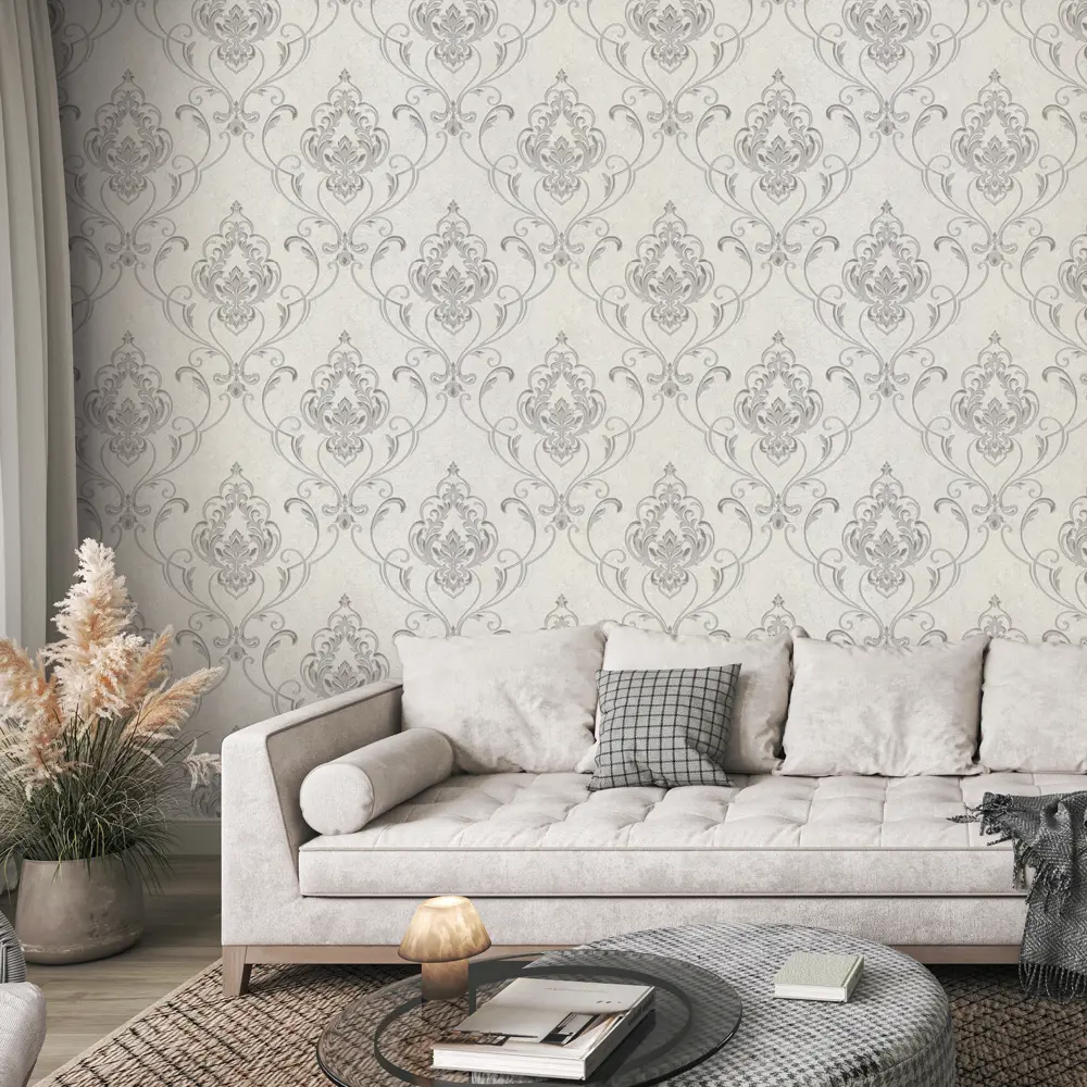 Обои флизелиновые Аспект Ру Анита бежевые 1.06 м 30263-22 STLM-2089902 - Вид №3