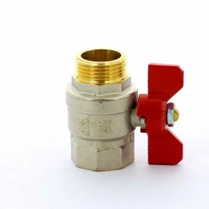 Кран шаровой НВ SCIROCCO бабочка TIEMME 1"