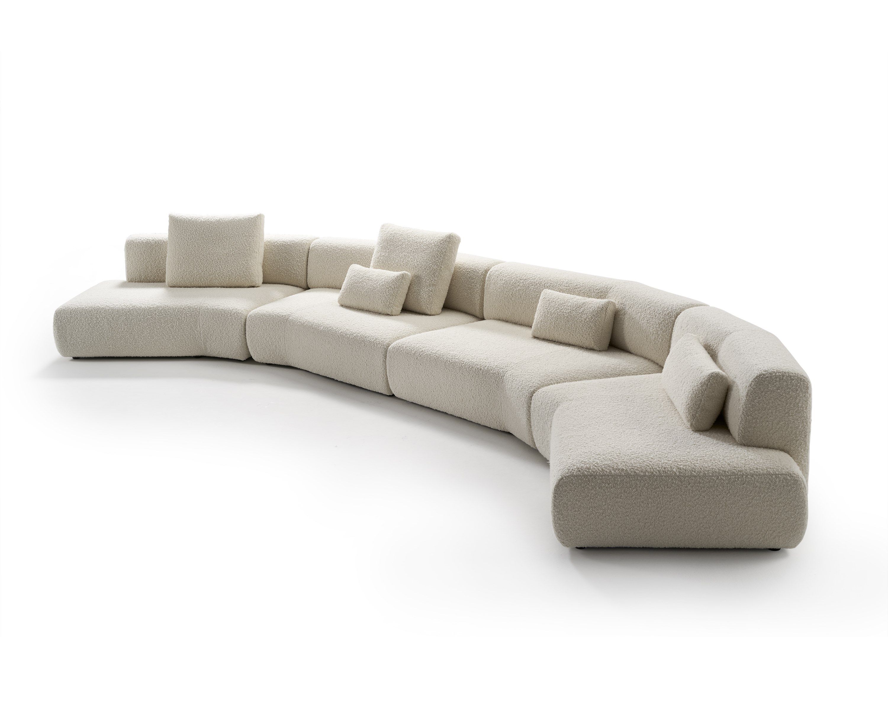 Изогнутый модульный диван из хлопка SANCAL ARCH-00047650 - Вид №12