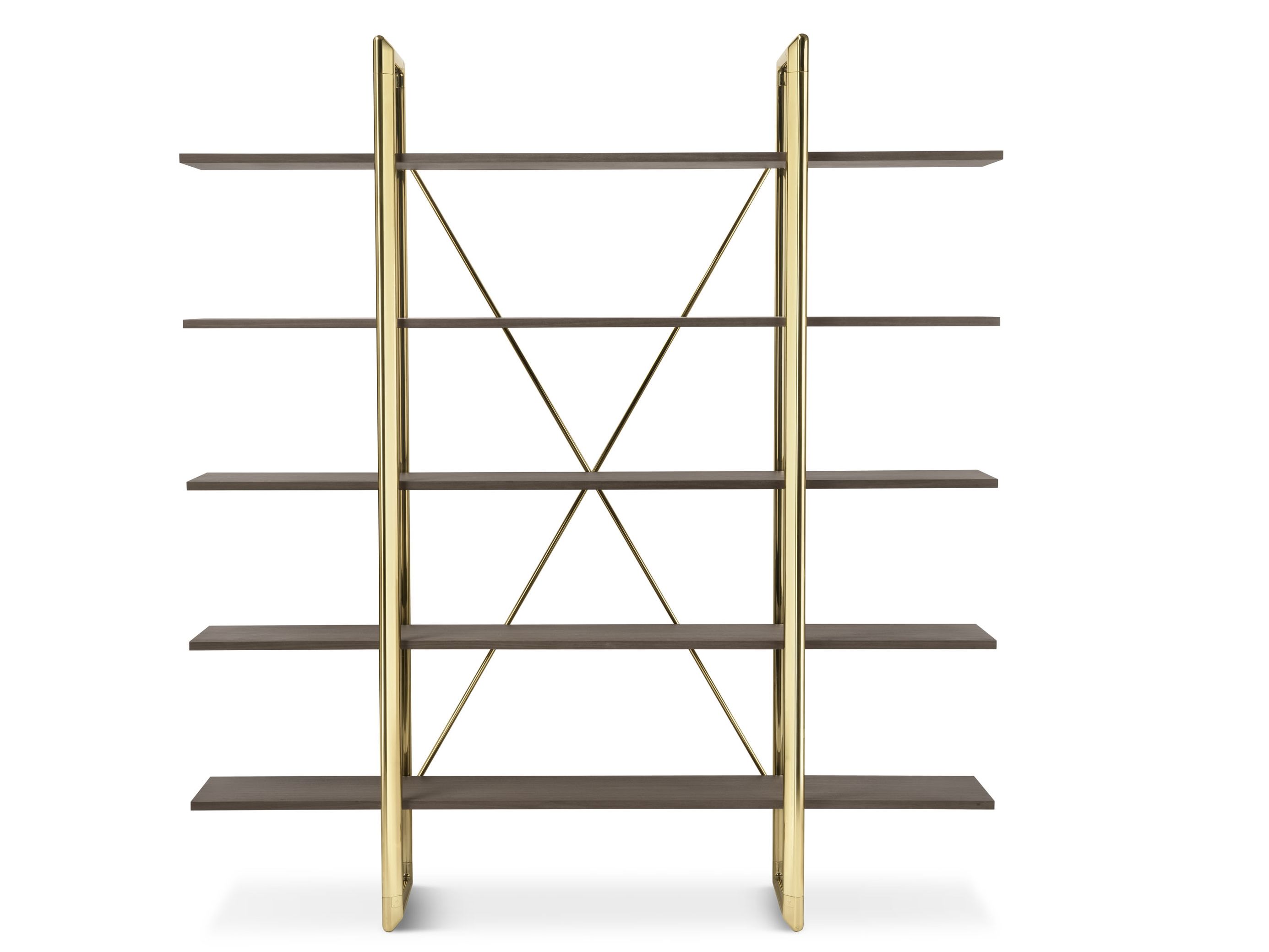 Отдельно стоящий деревянный книжный шкаф GHIDINI1961 рамка ARCH-00029252 - Вид №1