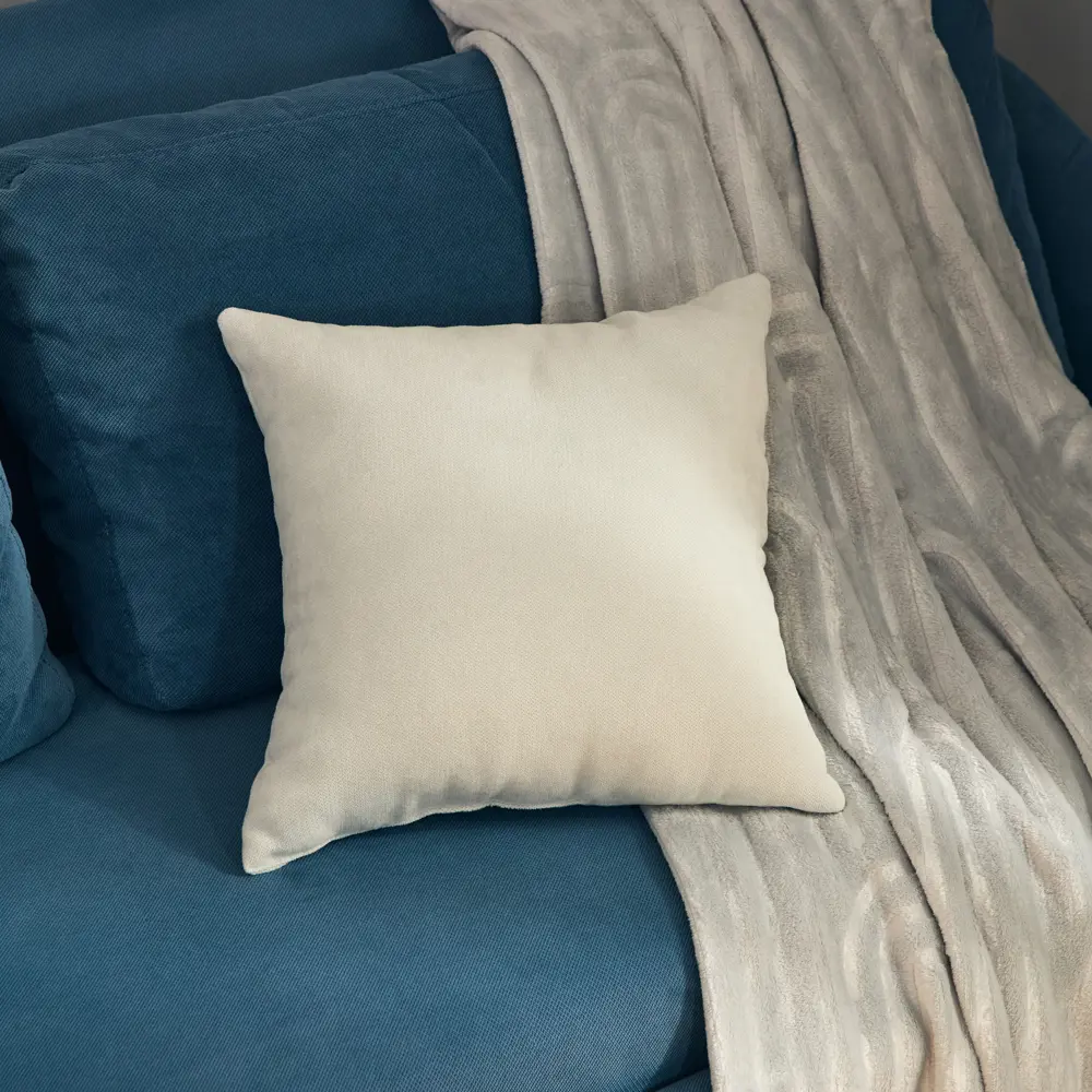 Декоративная подушка Seasons Pskov 40x40 см цвет светло-серый STLM-2111003 - Вид №3