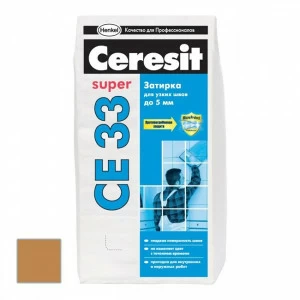 Затирка №55 Super СЕ 33 коричневая светлая 2кг CERESIT