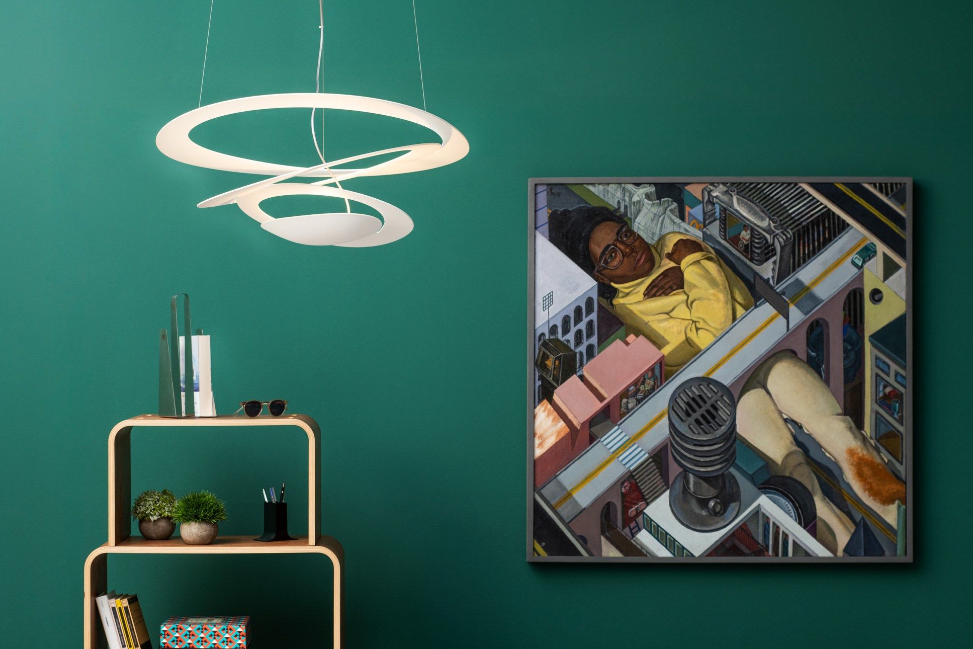 Алюминиевый подвесной светильник с порошковым покрытием Artemide Pirce ARCH-00057524 - Вид №14