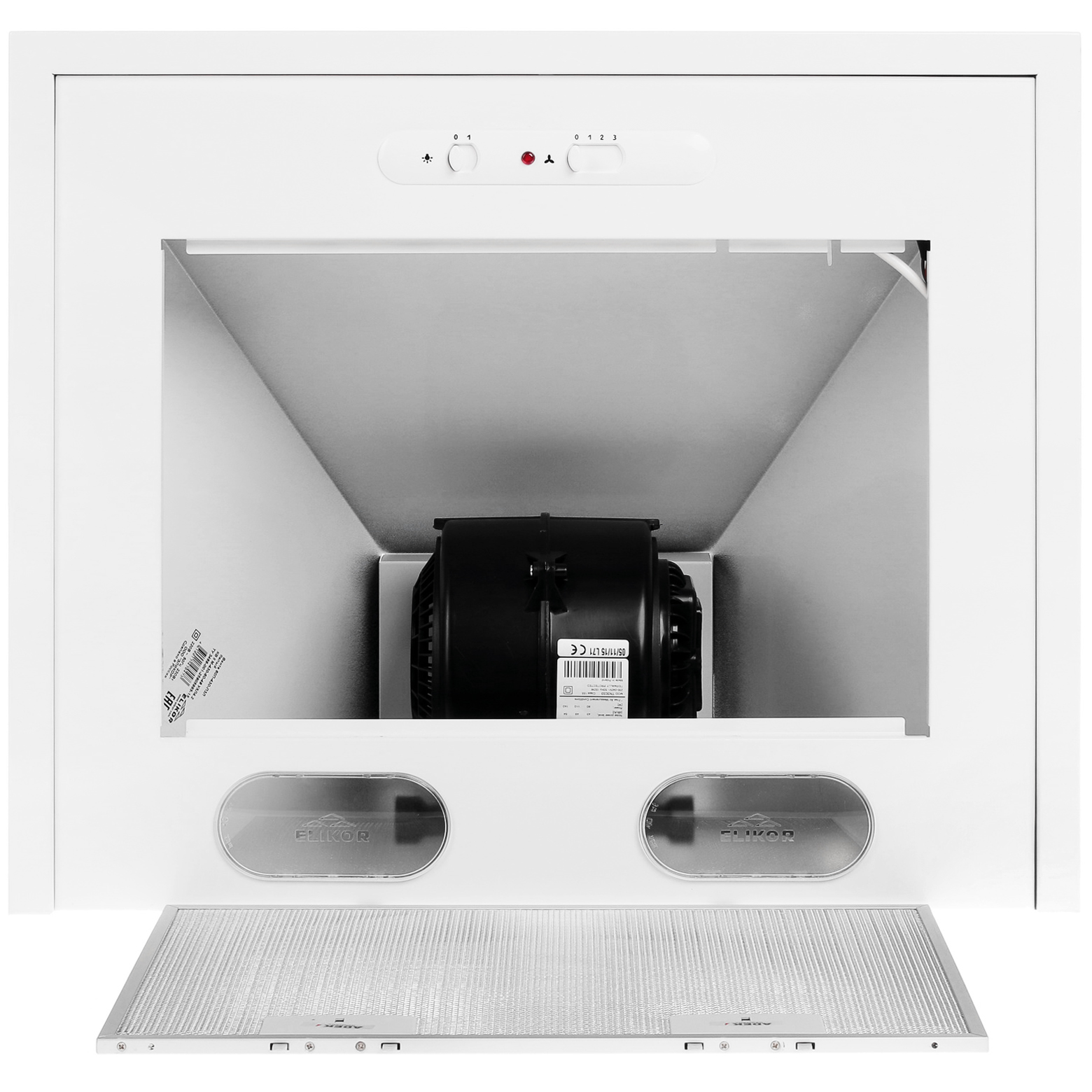 7906134 Вытяжка каминная ELIKOR Вента 60П-430-П3Л белый STDN-0082691 - Вид №6