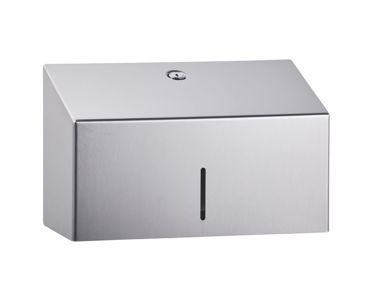 ASM271 Контейнер для бумажных полотенец STELLA Anti-FingerPrint MINI матовая сталь с покрытием FPP Merida  - Вид №1