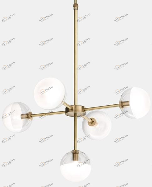 Il Fanale Подвесной светильник из латуни Molecola 275.09.ont