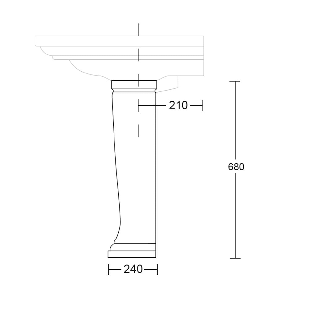 IMSR158 Рэдклифф Пьедестал Black Sapphire Imperial  - Вид №3