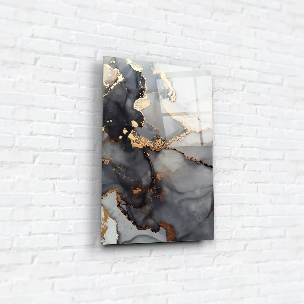 Картина на стекле «Белый акрил 3» 40x60 см 82977337 STLM-2071284 ARTABOSKO  - Вид №3