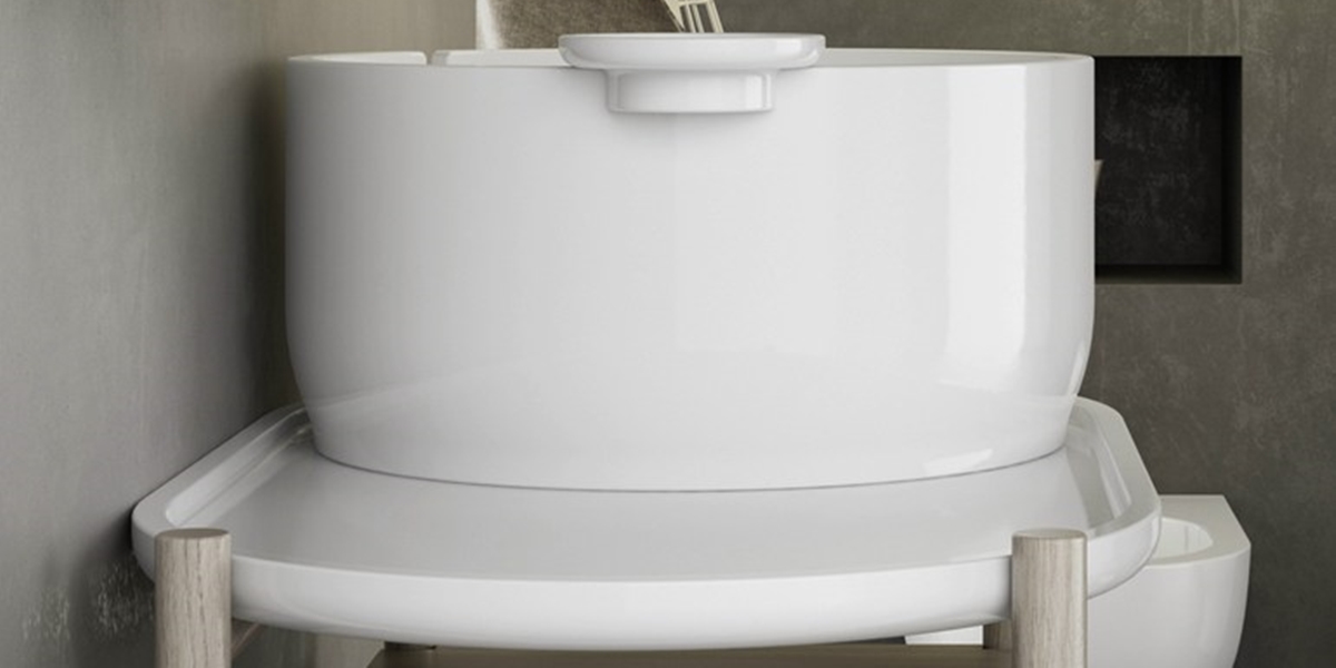 08UK01 Накладная раковина на столешницу  овальная Olympia Ceramica  - Вид №1