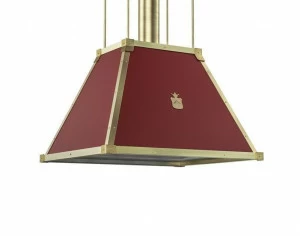 Officine Gullo Островная вытяжка из окрашенного металла со встроенной подсветкой