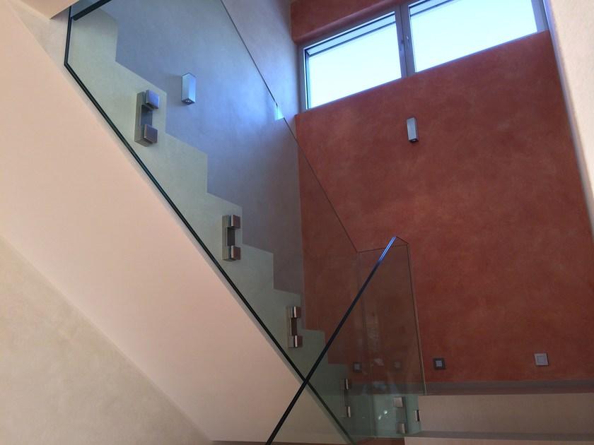 Q-RAILING ITALIA Парапет со светодиодами для окон и балконов для лестниц Easy glass® sun-id-1504044 - Вид №1