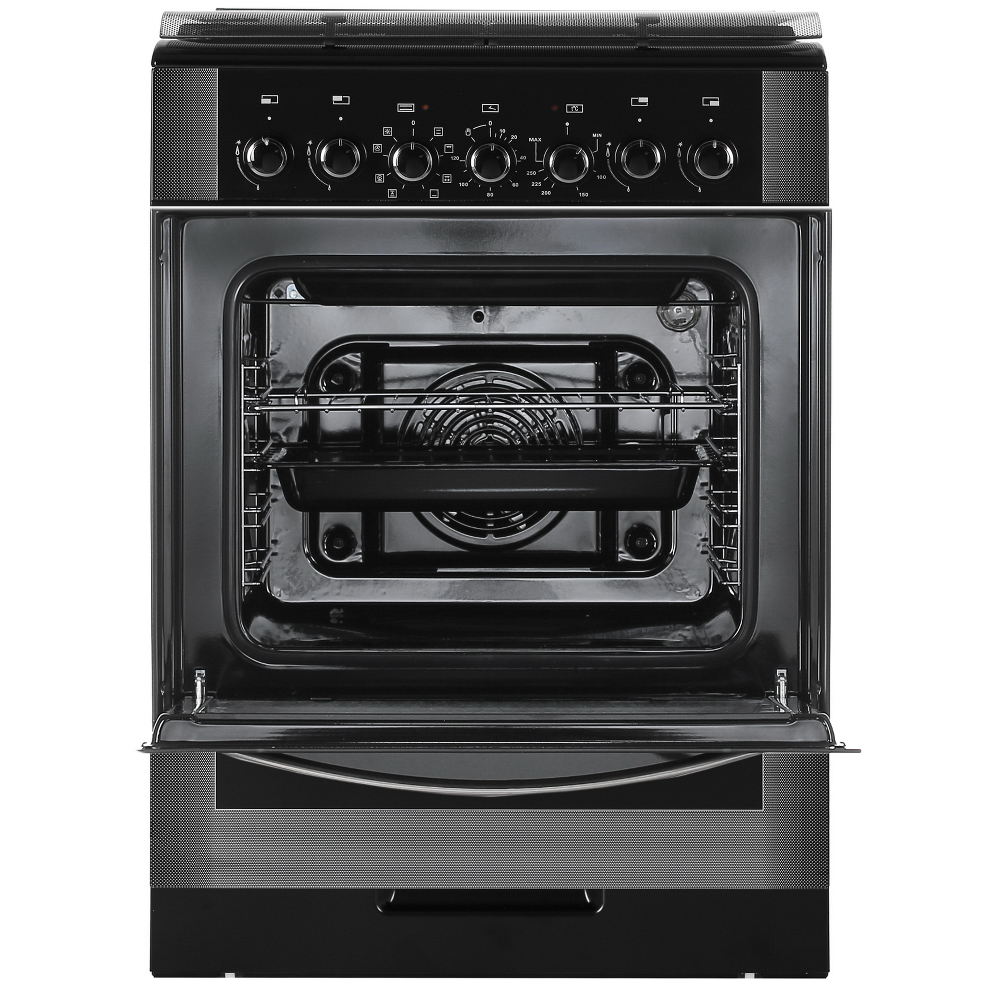 9905000 Комбинированная плита Gefest ПГЭ 6302-03 0046 черный STDN-0095334 - Вид №6