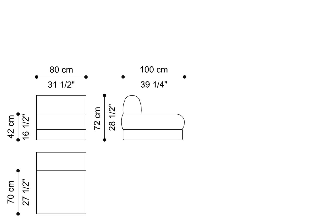 Диван из нубука Gianfranco Ferré Home ALEXANDER 2.0 ARCH-00052063 - Вид №8