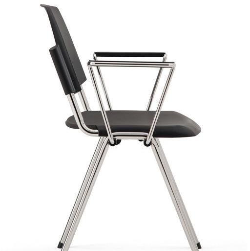 IBEBI Стул штабелируемый с подлокотниками для залов ожидания sun-id-1415195 - Вид №1