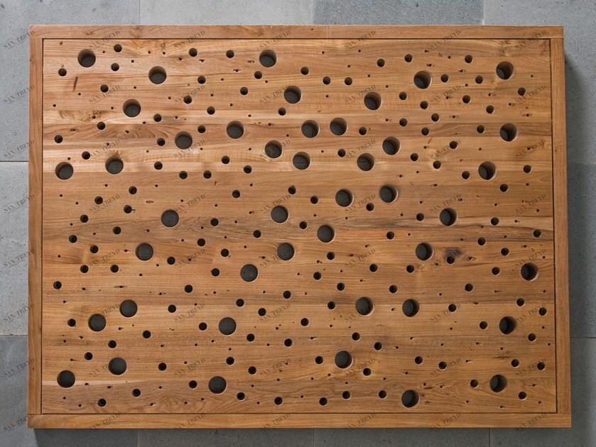 KARPENTER Поддон деревянный прямоугольный Bubble bath sun-id-1390720