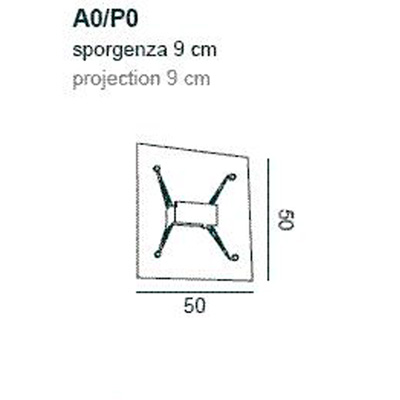 Светильник настенный серебристый Spider AO PO SPIDER AO PO DE MAJO  00-3882679 Серебро  - Вид №2