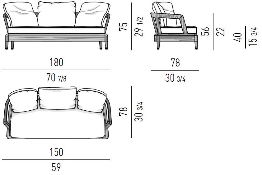 Minotti Диван Virginia indoor sun-id-1362235 - Вид №4