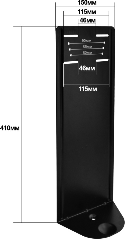 1402.167 Напольная стойка для автоматического дозатора 8184 нержав сталь 8184 PUFF  - Вид №4