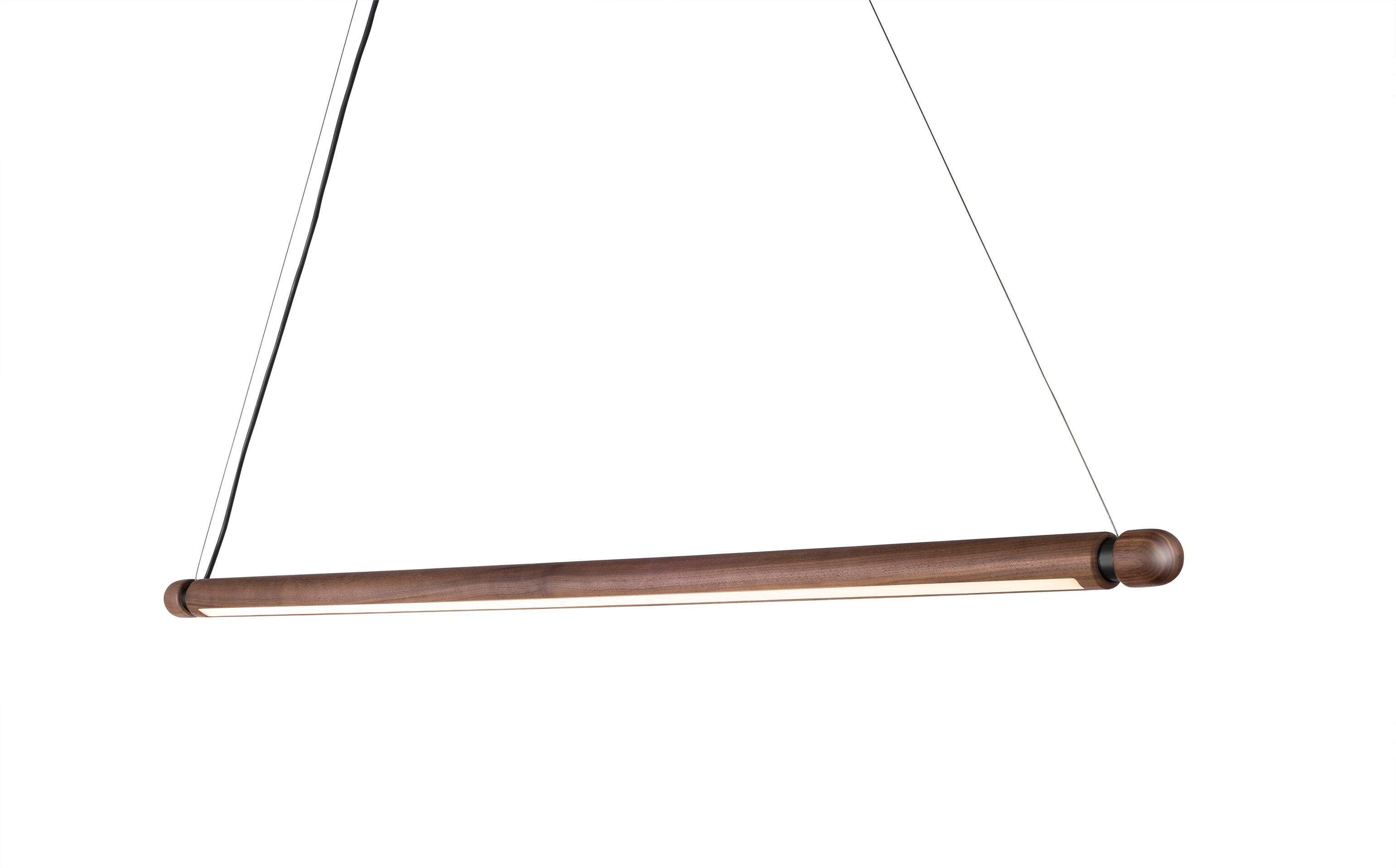 Светодиодный подвесной светильник из орехового дерева NOMON Linea ARCH-00055460 - Вид №7