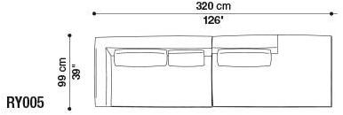 B&B Italia Модульный угловой диван из ткани Ray sun-id-1435354 - Вид №30