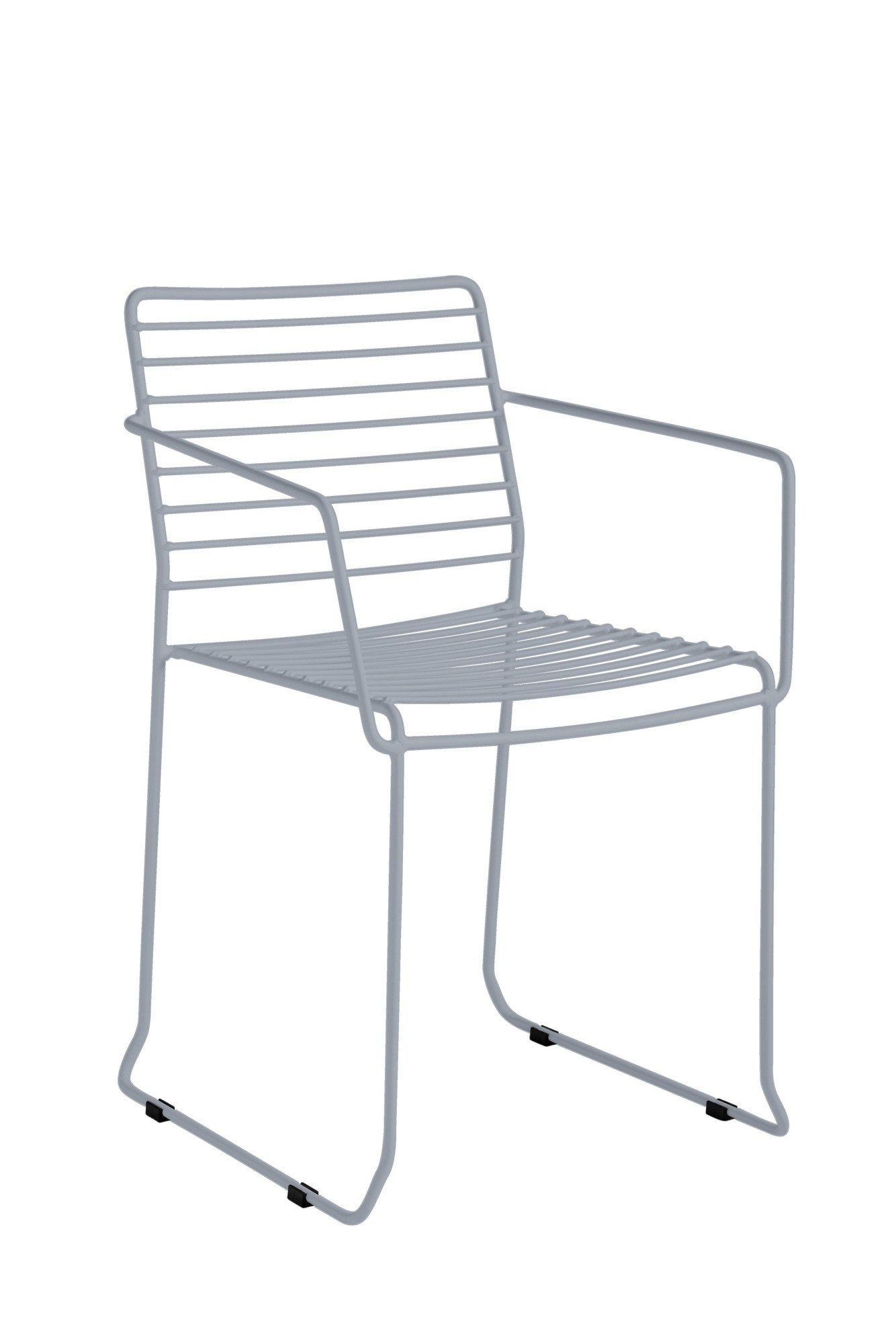 Стул для сада из оцинкованной стали с подлокотниками iSimar ARCH-00127946 - Вид №13