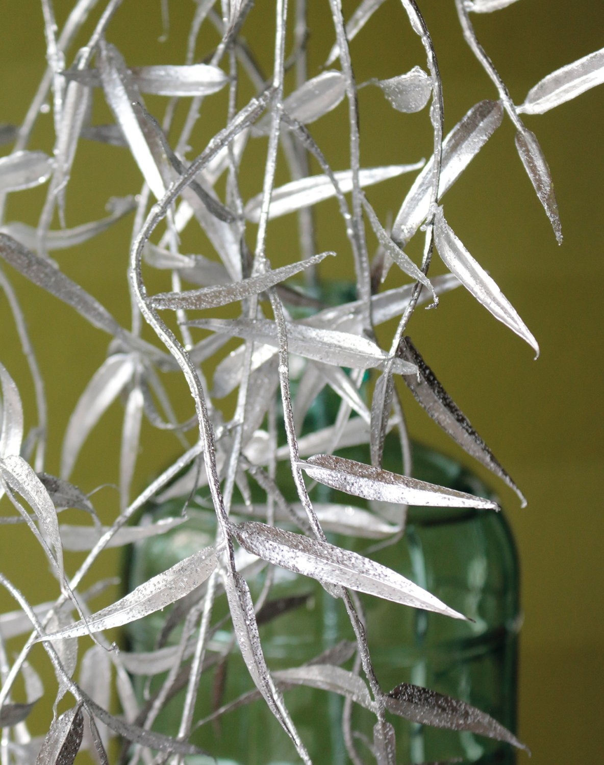 1159 996 a3 Искусственный спрей плакучей ивы, 98 см, серебристый H-andreas 