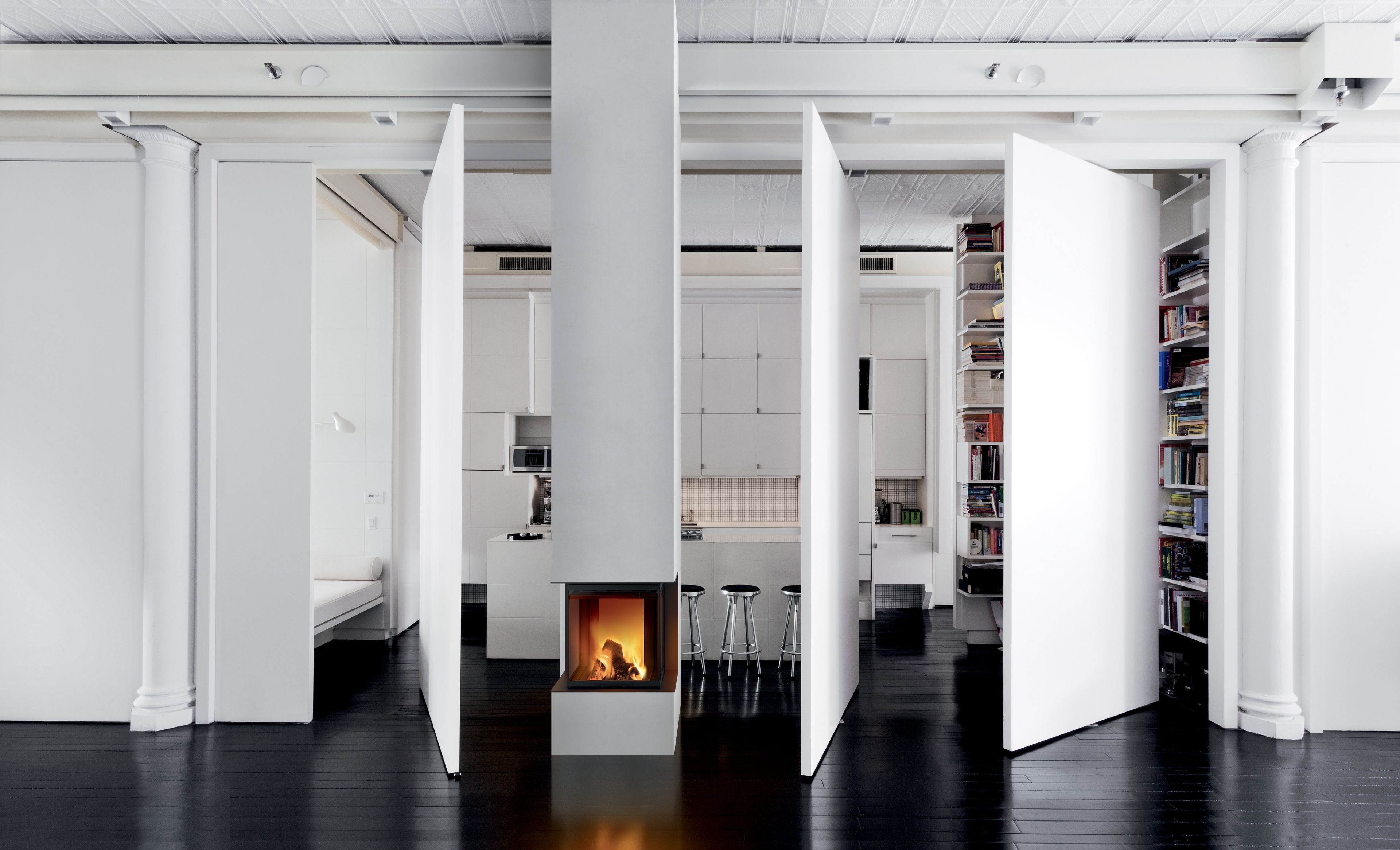 Дровяной камин с тройным фасадом MCZ PLASMA 50T WOOD ARCH-00080976 - Вид №1