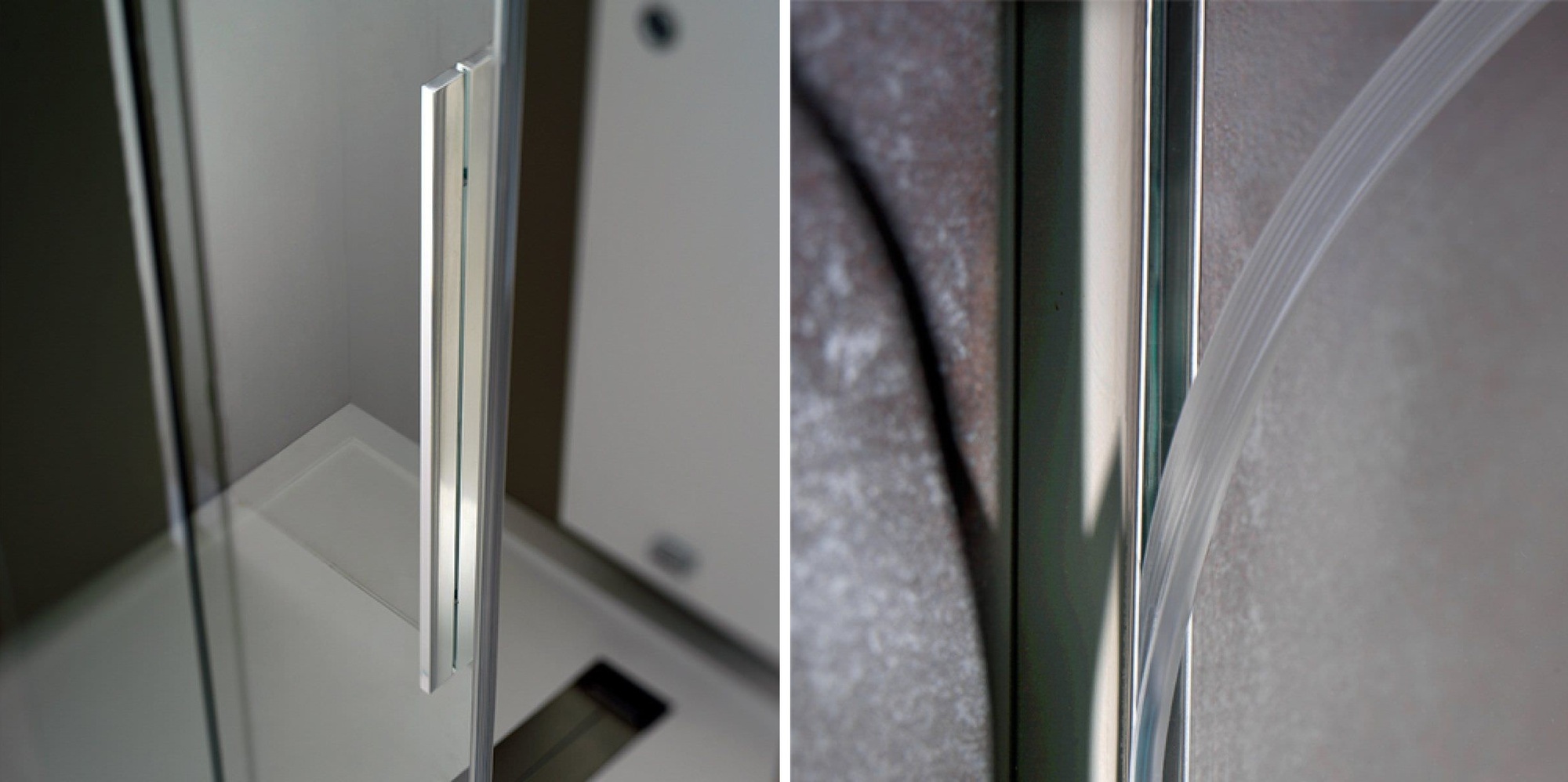 Душевой уголок Wing W01 120x70 см Karolitalia BLUBLEUWING01120X70 - Вид №1