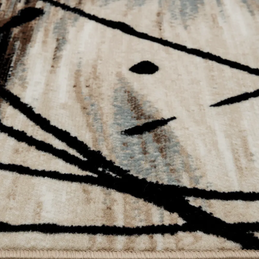 Ковер полипропилен Скай L018 150х190 см цвет бежевый MERINOS STLM-2066894 - Вид №4